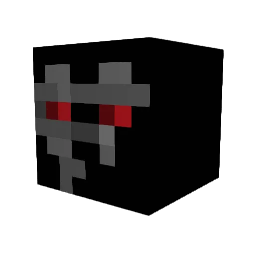 CYBBB3RIA Minecraft avatar head, 3D render