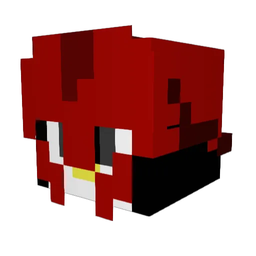 CYSCA Minecraft avatar head, 3D render