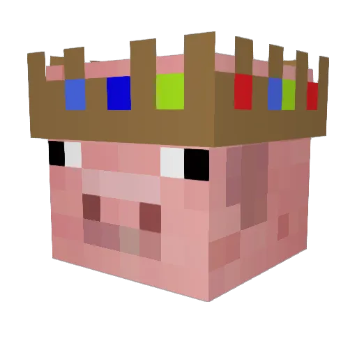 CYTRISTAN Minecraft avatar head, 3D render