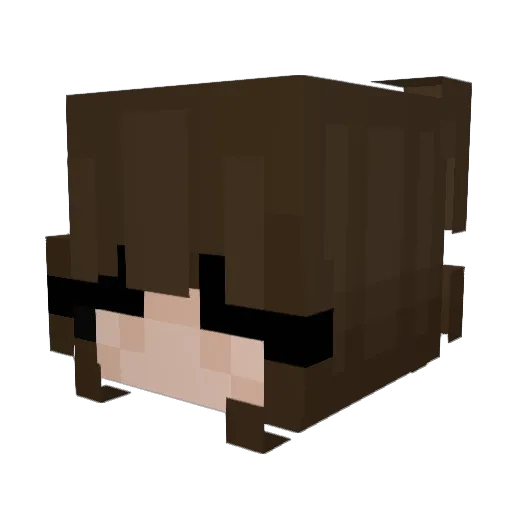 CYanrY Minecraft avatar head, 3D render