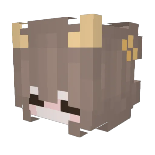 CYcssygr Minecraft avatar head, 3D render