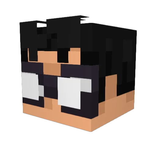 CYo04 Minecraft avatar head, 3D render