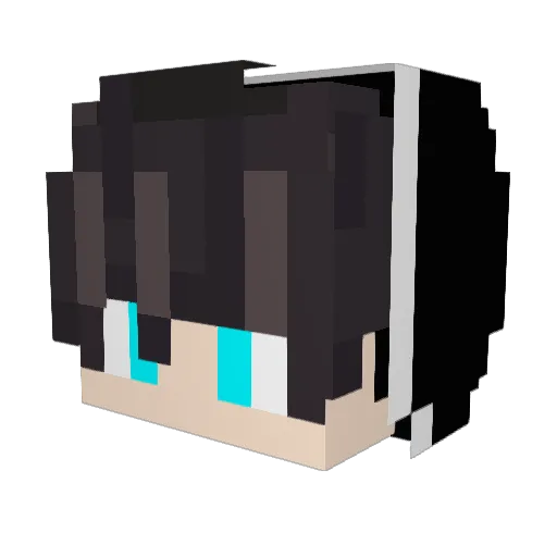 CZAHER123 Minecraft avatar head, 3D render