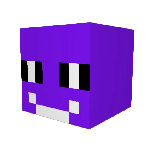 CZFIl Minecraft avatar head, 3D render
