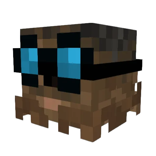 CZMarm Minecraft avatar head, 3D render