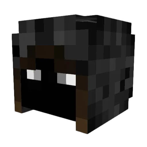 CZW52 Minecraft avatar head, 3D render