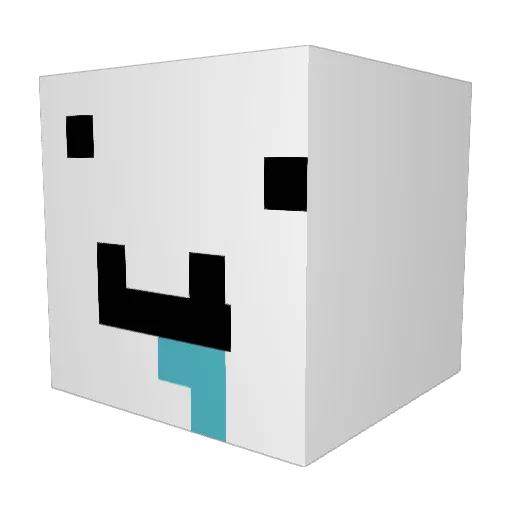 CZ_Dave Minecraft avatar head, 3D render