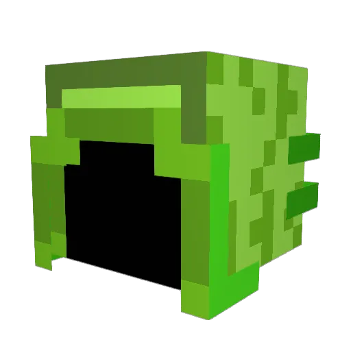 C_A_M_O Minecraft avatar head, 3D render