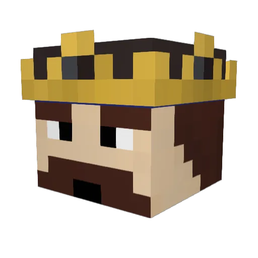 C_C_J Minecraft avatar head, 3D render
