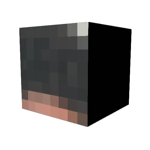 C_Duv Minecraft avatar head, 3D render