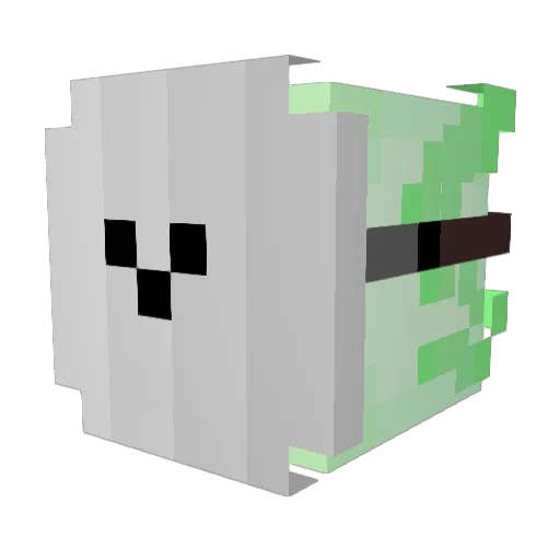 C_HAITAE Minecraft avatar head, 3D render