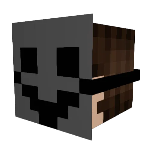 C_HP_ Minecraft avatar head, 3D render