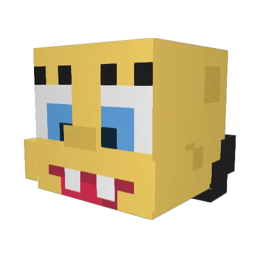 C_H_R_I Minecraft avatar head, 3D render