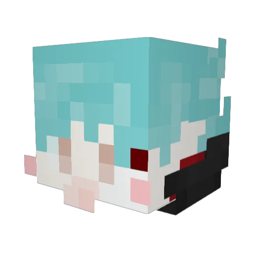 C_Ivan Minecraft avatar head, 3D render