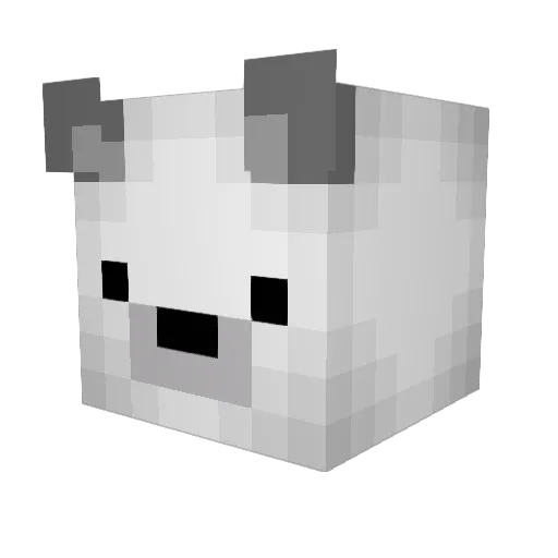 C_K_C Minecraft avatar head, 3D render
