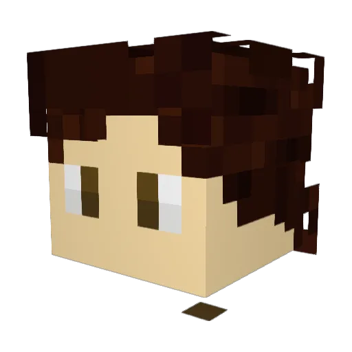 C_Kink Minecraft avatar head, 3D render