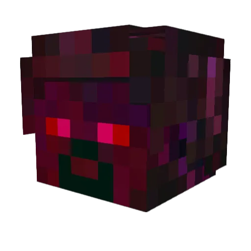 C_Lisp Minecraft avatar head, 3D render