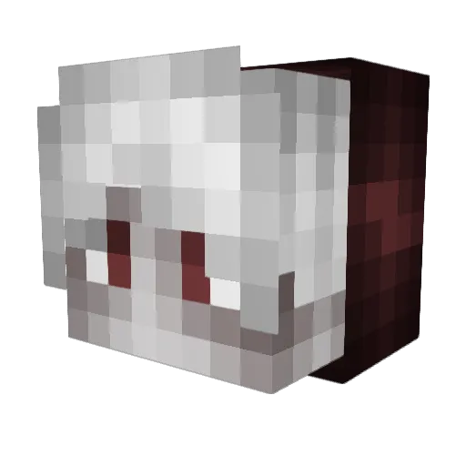 C_Loopy Minecraft avatar head, 3D render