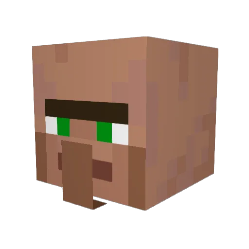 C_RAD2016 Minecraft avatar head, 3D render