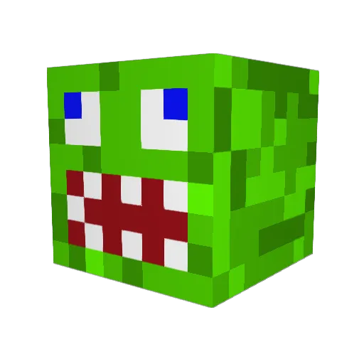 C_REX123 Minecraft avatar head, 3D render