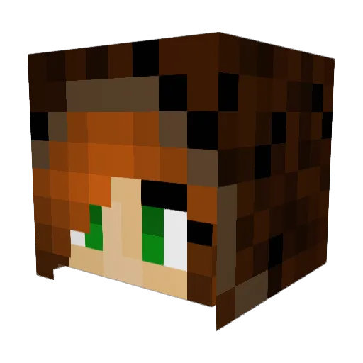 C_Smidgeon Minecraft avatar head, 3D render