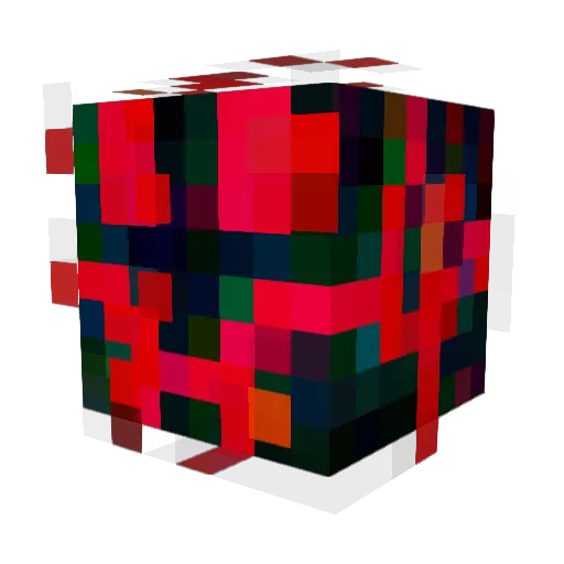 C_brachyrhynchos Minecraft avatar head, 3D render