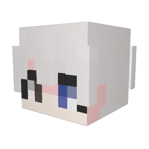 C_charles Minecraft avatar head, 3D render