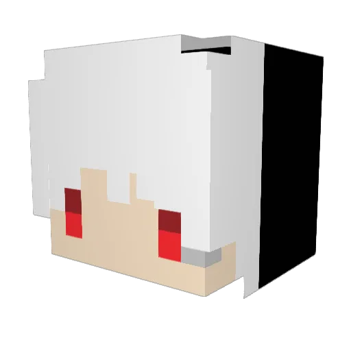 C_lone_1221 Minecraft avatar head, 3D render