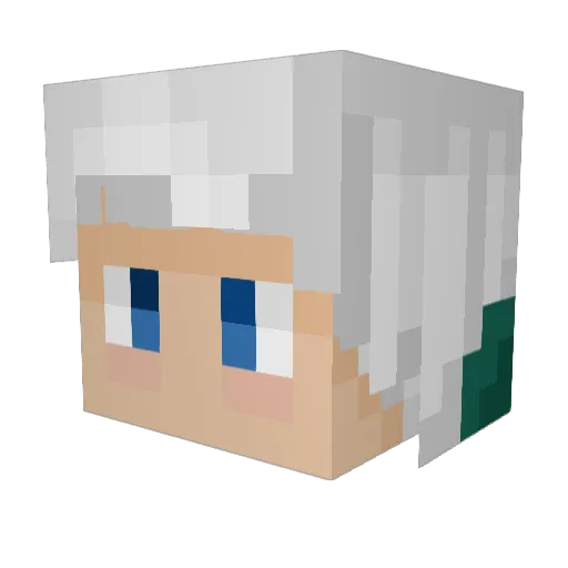 C_r_e_e_p_z Minecraft avatar head, 3D render