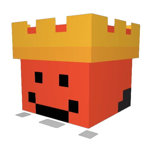 CaI4mity Minecraft avatar head, 3D render