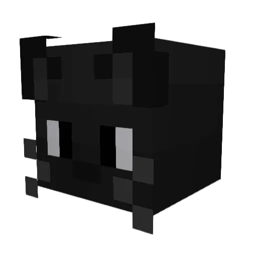 CaT_345 Minecraft avatar head, 3D render