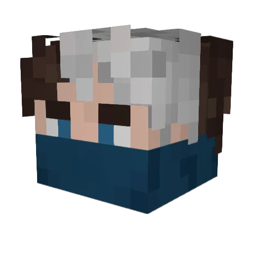 CaTaLln Minecraft avatar head, 3D render