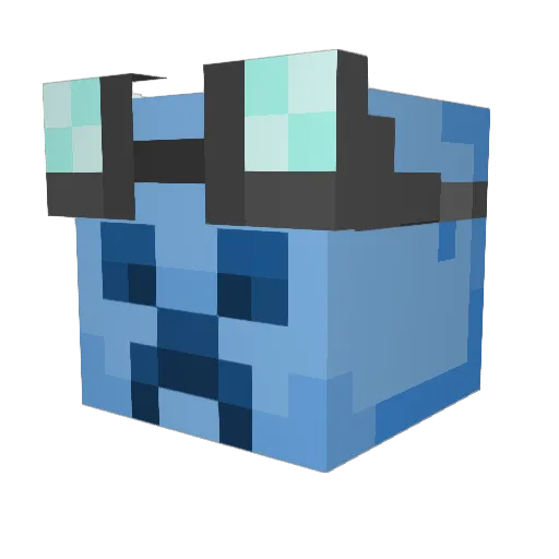 CaYeRok Minecraft avatar head, 3D render