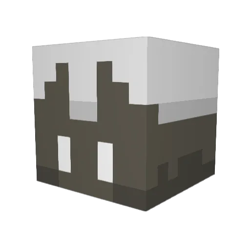 Ca_neka Minecraft avatar head, 3D render
