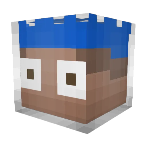 Caalebinn Minecraft avatar head, 3D render