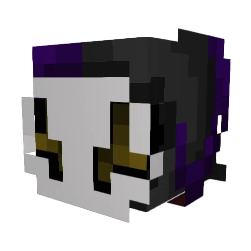 Caasz_ Minecraft avatar head, 3D render