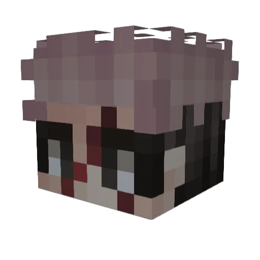 Cabaco_ Minecraft avatar head, 3D render