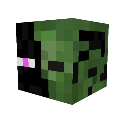 Cabbage132 Minecraft avatar head, 3D render