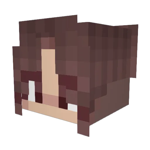 CabbageArtss Minecraft avatar head, 3D render