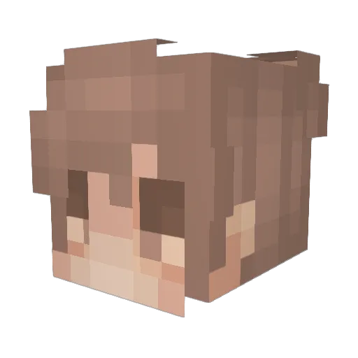 Cable_15 Minecraft avatar head, 3D render