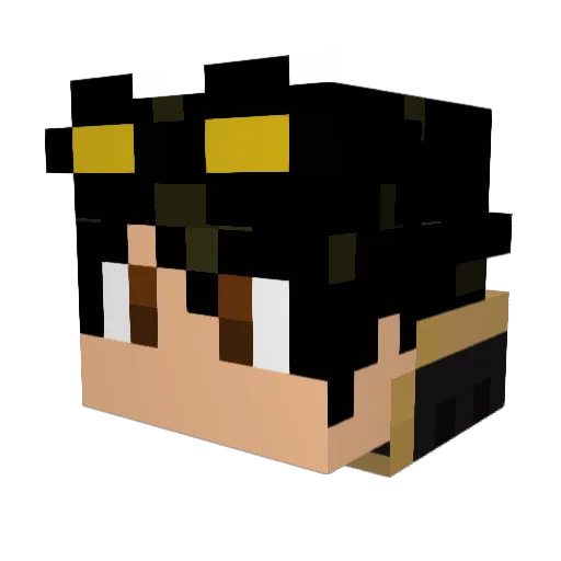CabooseYouIdiot Minecraft avatar head, 3D render