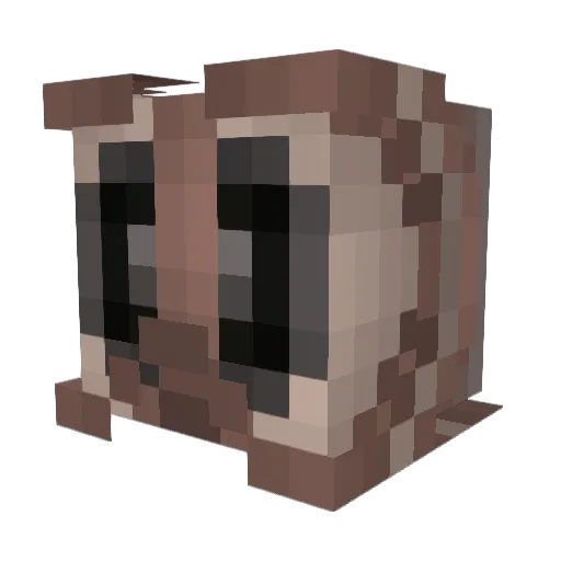 Caboose_Snickers Minecraft avatar head, 3D render