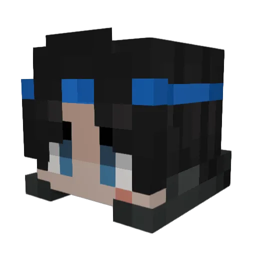 Caboose_VA Minecraft avatar head, 3D render