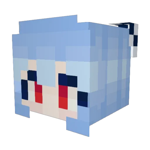 Cabrakind Minecraft avatar head, 3D render
