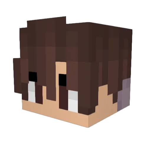CacAYumMy Minecraft avatar head, 3D render