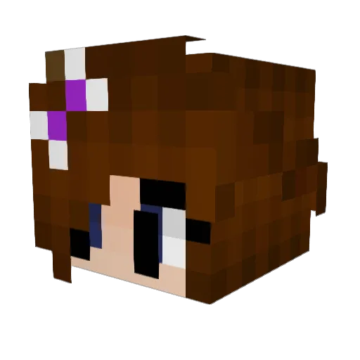 Cacahuete13 Minecraft avatar head, 3D render