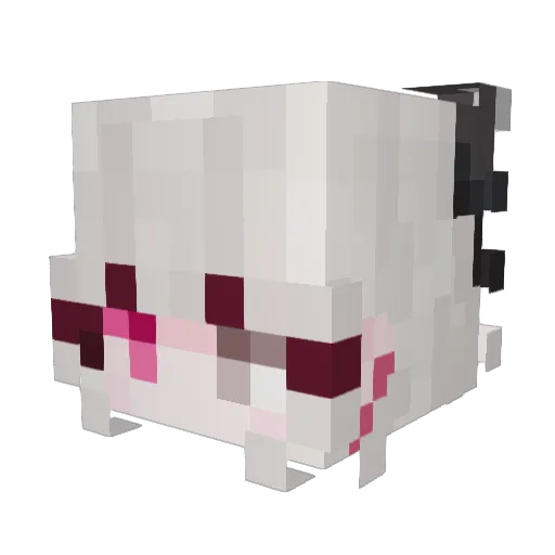 Caccs Minecraft avatar head, 3D render