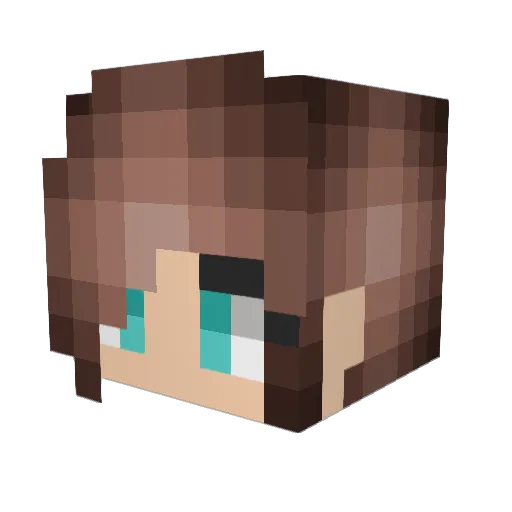 Cachirulo112 Minecraft avatar head, 3D render