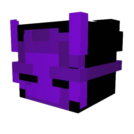 Cacion Minecraft avatar head, 3D render