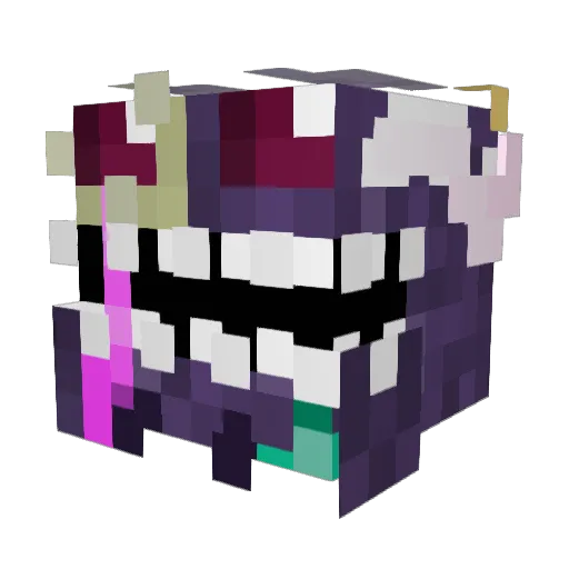 CackleYT Minecraft avatar head, 3D render
